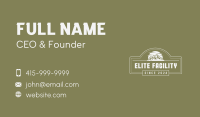 Rustic Mountain View Business Card Image Preview