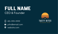 Sunset Roof Property Business Card