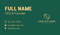 Stylish Floral Gardening Business Card