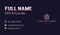 Luxury Perfume Letter S Business Card
