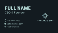 Elegant Floral Jewelry Business Card