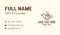 Bird Brewed Coffee Business Card