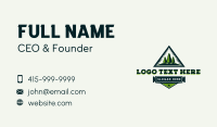 Lumber Wood Saw Business Card