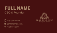 Shield Crown Boutique Business Card Design