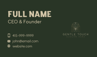 Royalty Jewelry Letter M Business Card Design