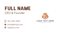 Puppy Comb Crown Business Card
