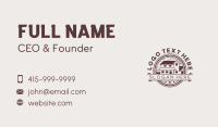 Brown House Roofing Business Card Design