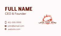 Roast Pig Barbecue Business Card