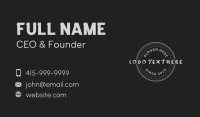 Urban Handwritten Emblem  Business Card