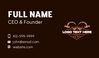 Carpentry Construction Builder Business Card