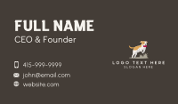 Pet Playing Dog Business Card