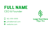 Organic Nature Herb Business Card Design