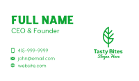 Organic Nature Herb Business Card