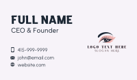 Cosmetics Eyelash Salon Business Card Design