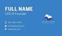 Snowy Mountain River Business Card