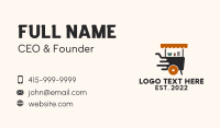 Street Food Cart  Business Card