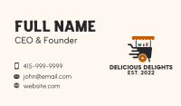 Street Food Cart  Business Card Image Preview