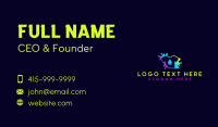 Shirt Printing Splash Business Card