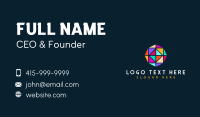 Geometric Modern Polygon Business Card
