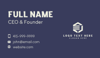 Hexagon Business Card example 3