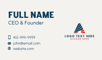 America Patriot Letter A Business Card