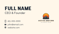 Alpine Mountain Trekking Business Card Image Preview