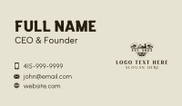 Rustic Hand Planer Carpentry Business Card Design