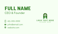 Tropical Palm Tree  Business Card