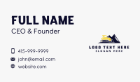 Bulldozer Mountain Builder Business Card