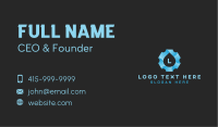 Aqua Gear Lettermark Business Card