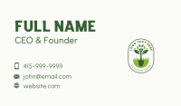 Grass Leaf Shovel Business Card