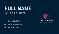 Patriotic American Star Business Card