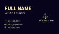 Male Guitar Musician Business Card Design