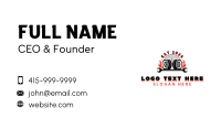 Auto Tire Maintenance Business Card