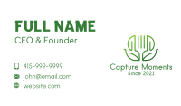 Healthy Vegetarian Restaurant Business Card