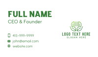 Healthy Vegetarian Restaurant Business Card