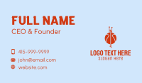 Basketball Player Business Card example 3