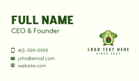 Cute Avocado Mascot Business Card Design