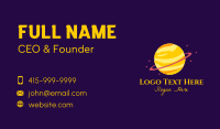 Cosmic Planet Saturn Business Card Design