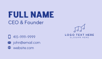 Music Business Business Card example 1