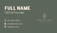 Candle Light Branch Business Card