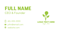 Green Leaf Business Card example 4