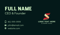 Cyber Letter S Security Business Card