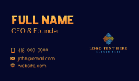 Professional Wave Tile Business Card Design