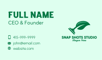Natural Squeegee Cleaner  Business Card