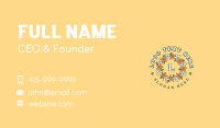 Flower Wreath Garland Business Card