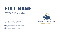 Geometric Bull Star Business Card
