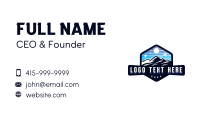 Mountain Adventure Business Card Design