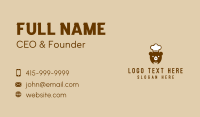 Bear Coffee Chef Business Card Design