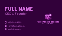 Purple Graffiti Letter T Business Card Image Preview